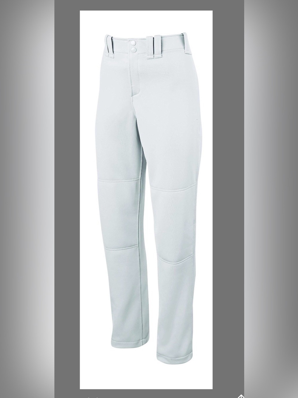 White Athletic Baseball Pants